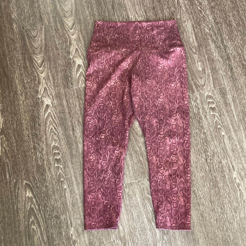 Soft snake skin leggings